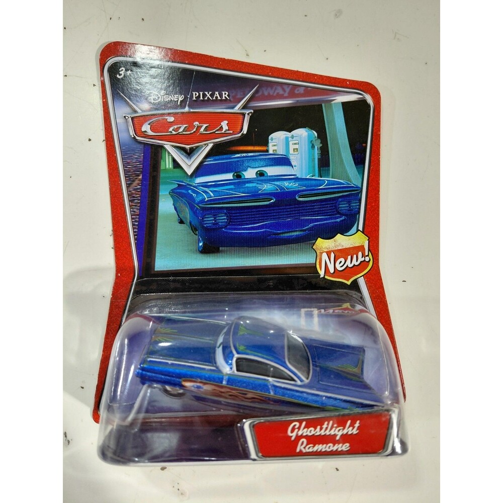 NIP Mattel 1:55 DieCast Disney Pixar Cars Ghostlight Ramone 1959 Chevy Impala